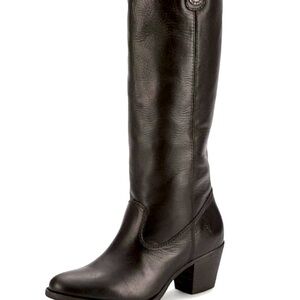 Frye Jackie Button Tall Boot -Size 8 (Black) NET